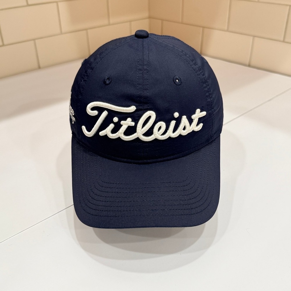 Titleist Golf Hat Navy Blue The Highlands Dove Mountain Stretch Cap
